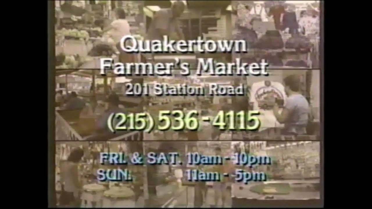 Quakertown Farmer's Market Q Mart November 1993 Commercial YouTube