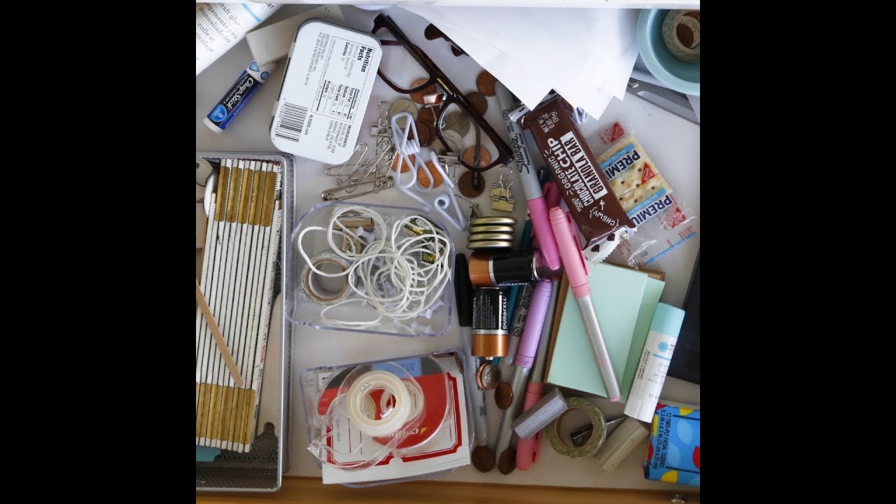 Junk Drawer Organizing - Martha Stewart - YouTube