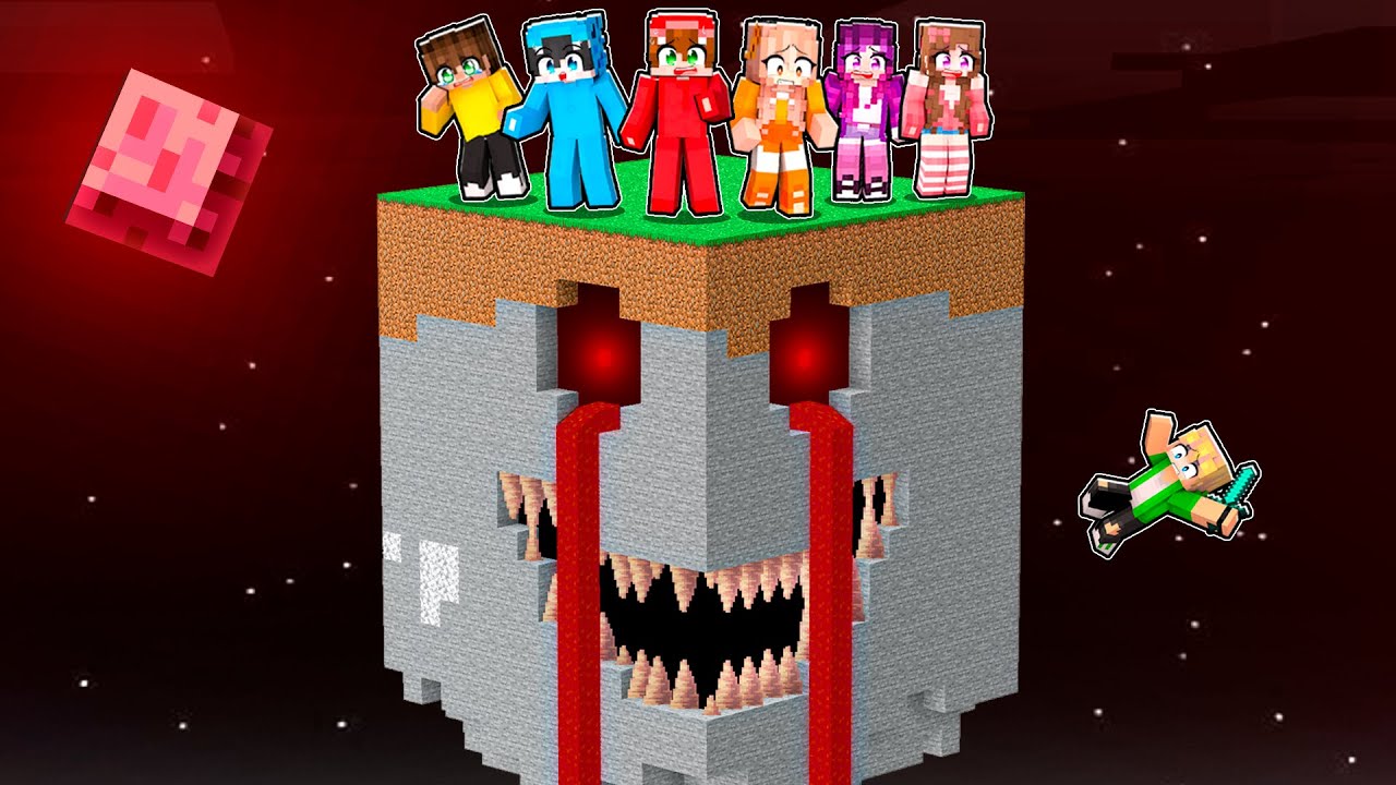 Atrapados en un CHUNK de TERROR en Minecraft!