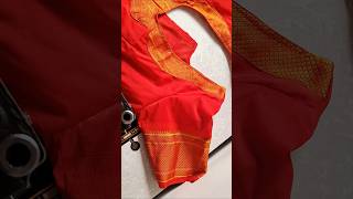 unique Paithani blouse sleeve stitching#fashion#paithani#viralvideo#like#subscribe📈
