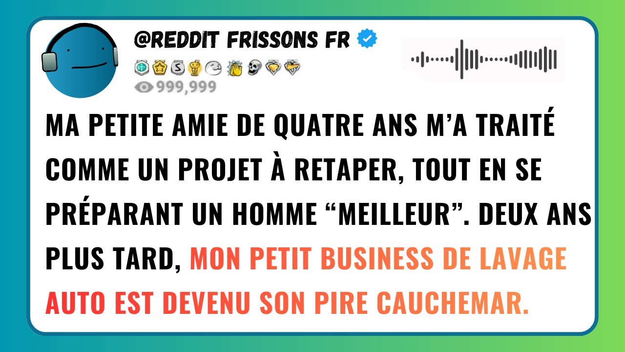 MA PETITE AMIE DE QUATRE ANS M’A TRAITÉ COMME UN PROJET À RETAPER, TOUT EN SE PRÉPARANT UN HOMME...