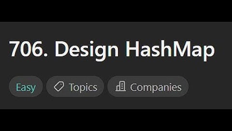 [Leetcode Daily Oct 04] 706. Design HashMap (Python 中文解說)