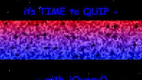 jQuery Theme Song (Geocities Edition)