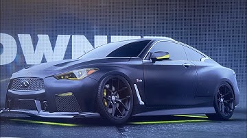 2017 Infiniti Q60 Customization in Need for Speed Unbound on PS5