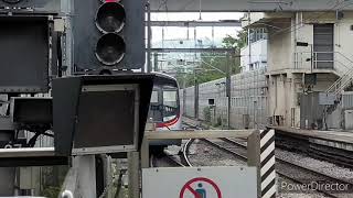 (放學後回送) MTR EAL R-Train D030/D028 清客後駛離上水站1台+不載客駛經上水站2台