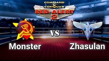 Double Cam 1 vs 1 Allied vs Soviet Pro Games on Command & Conquer Red Alert 2 Ред Алерт 2