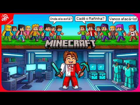 I BUILT A SECRET BASE AND CHALLENGED MY FANS IN MINECRAFT