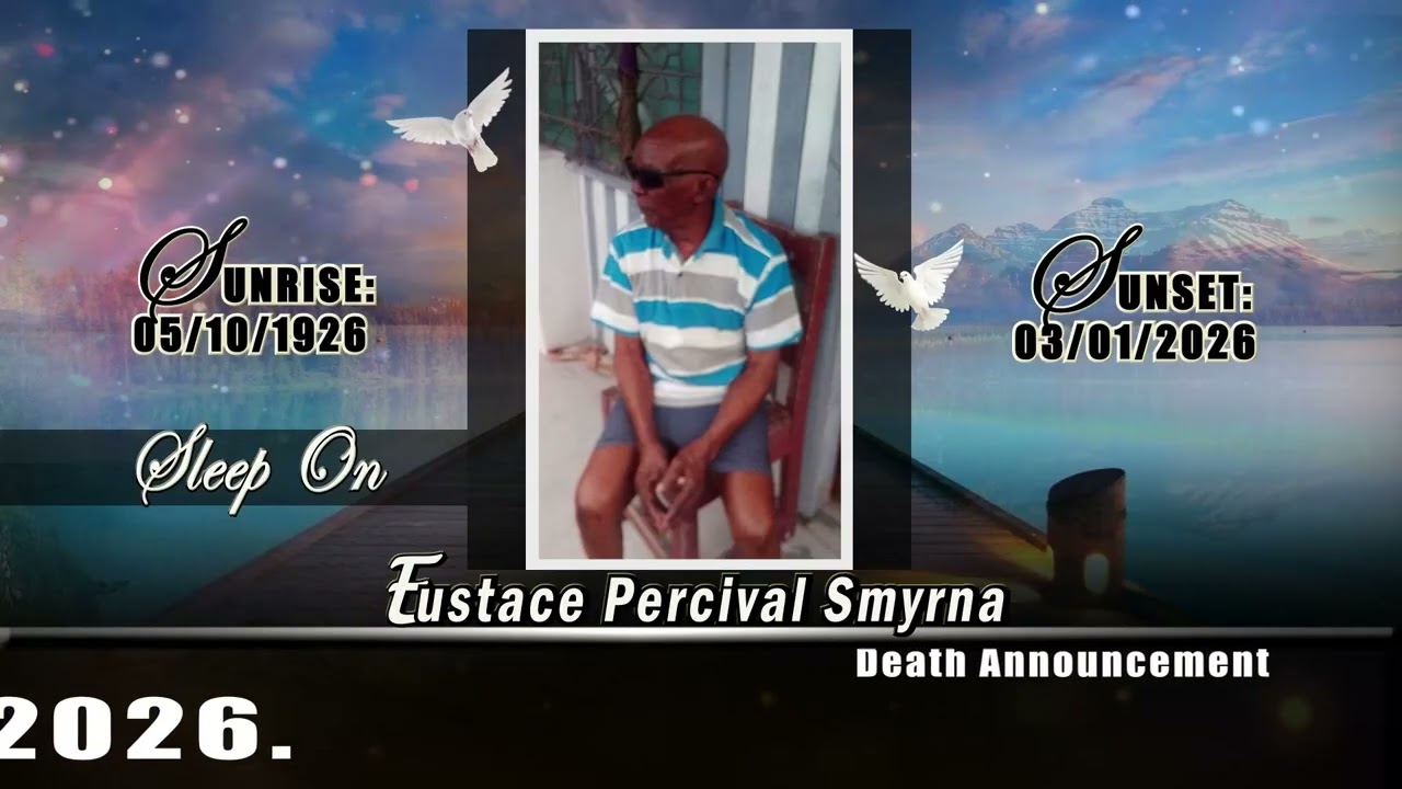Eustace Percival Smyrna Death Announcement 