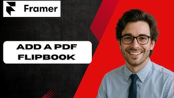 How to add a PDF Flipbook to Framer (full guide)