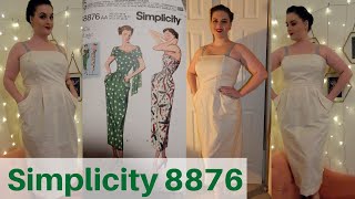 Simplicity 8876: Shaping a Tube