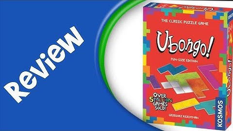 Ubongo Fun Size Edition Game Review (Kosmos Games) + How To Play
