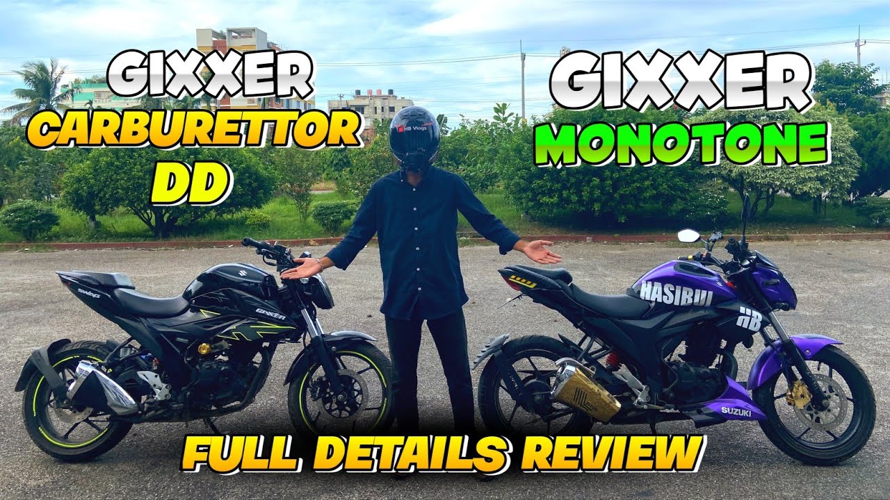 Gixxer Monotone VS Gixxer Carburetor DD Full Review | কোনটা কেনা উচিত হবে আপনার জন্য ?🤔| HB Vlogs |