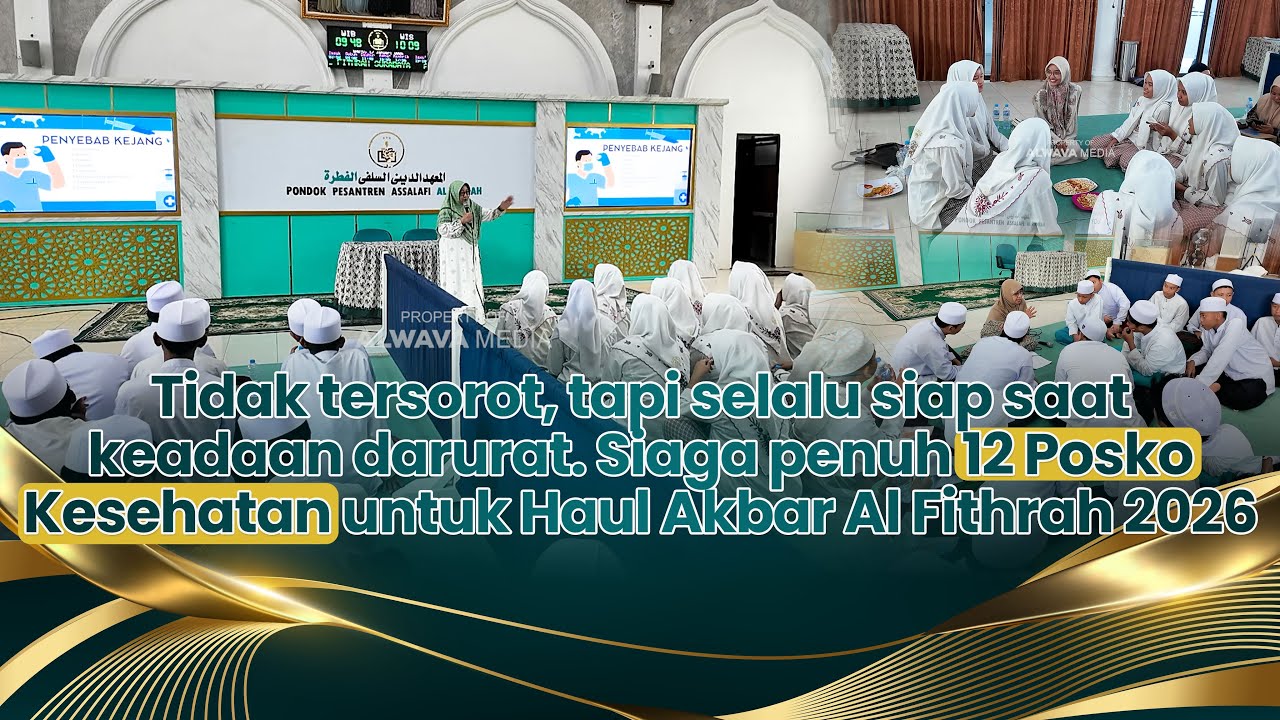 Tidak tersorot, tapi selalu siap saat keadaan darurat. Siaga penuh 12 Posko Kesehatan untuk HAF 2026