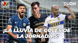 🔥⚽️ ¡La lluvia de goles de la jornada 5 del Clausura 2023! |  TUDN