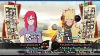 Characters Select Screen - Naruto Shippuden Ultimate Ninja Storm 4