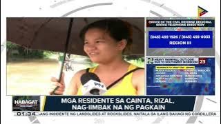 Cainta at San Mateo sa Rizal, nasa ilalim na ng state of calamity; ilang residente sa Cainta...