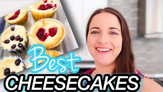THE BEST MINI BERRY CHEESECAKE RECIPE THAT YOUR FAMILY (especially the kids) will LOVE!