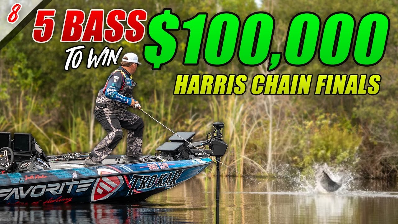 5 BASS to WIN $100,000! - Unfinished Family Business S2 E8 (Bassmaster  Elite Harris Chain FINALS) 