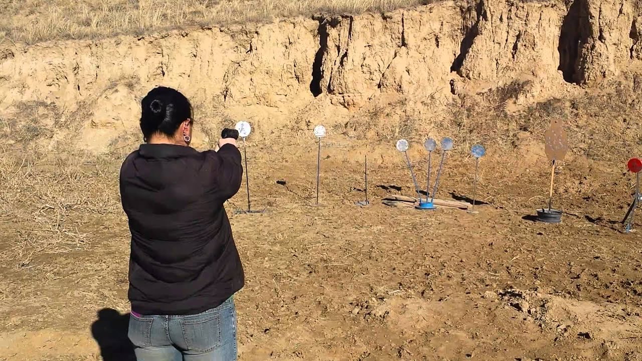 Angel's first time shooting 9mm