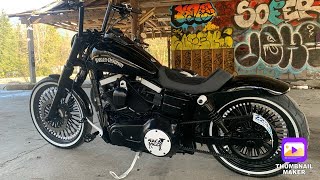 Harley Davidson Dyna Build In 7 Minutes! “Black Sheep”