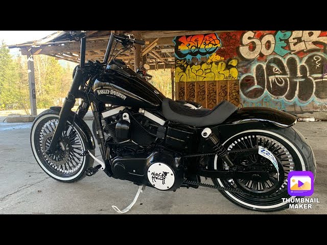 Harley Davidson Dyna Build In 7 Minutes! “Black Sheep” 