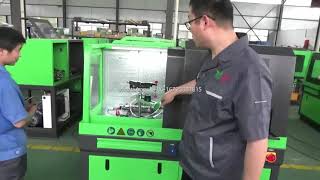 NANTAI CAT3100 Test Bench Operation Video in Details with CR Injector and HEUI Injector Testing