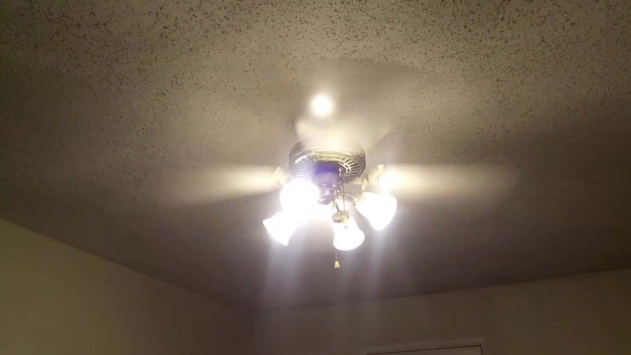 A Ceiling Fan On High YouTube