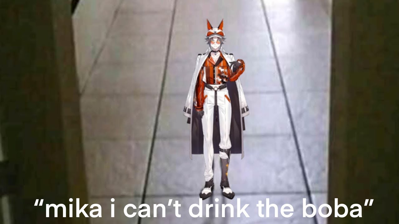 mysta cries to mika because he can’t drink boba 【NIJISANJI】