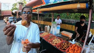 The best Kay Shama ang Indian Street food | Ano kayang reaction nya sa Filipino Street Food?