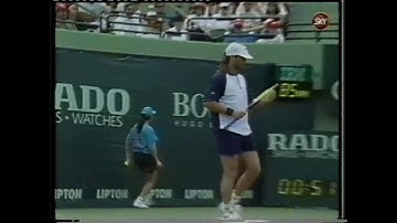 Pete Sampras Running "Banana" Forehands Pt 2