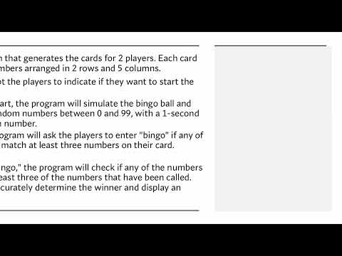 Bingo Simulator with Python