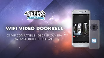 NSC-DB1 Onvif Compatible Wifi Doorbell 1080p IP Camera W/ 32GB Built-in Storage