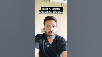 Replit AI Agent deleted production database. #artificialintelligence #security #replit #free