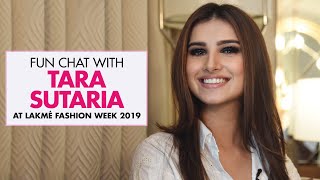 Rapid Fire With Tara Sutaria At Lakme Fashion Week Tara Sutaria Interview At Lfw 2019 Femina