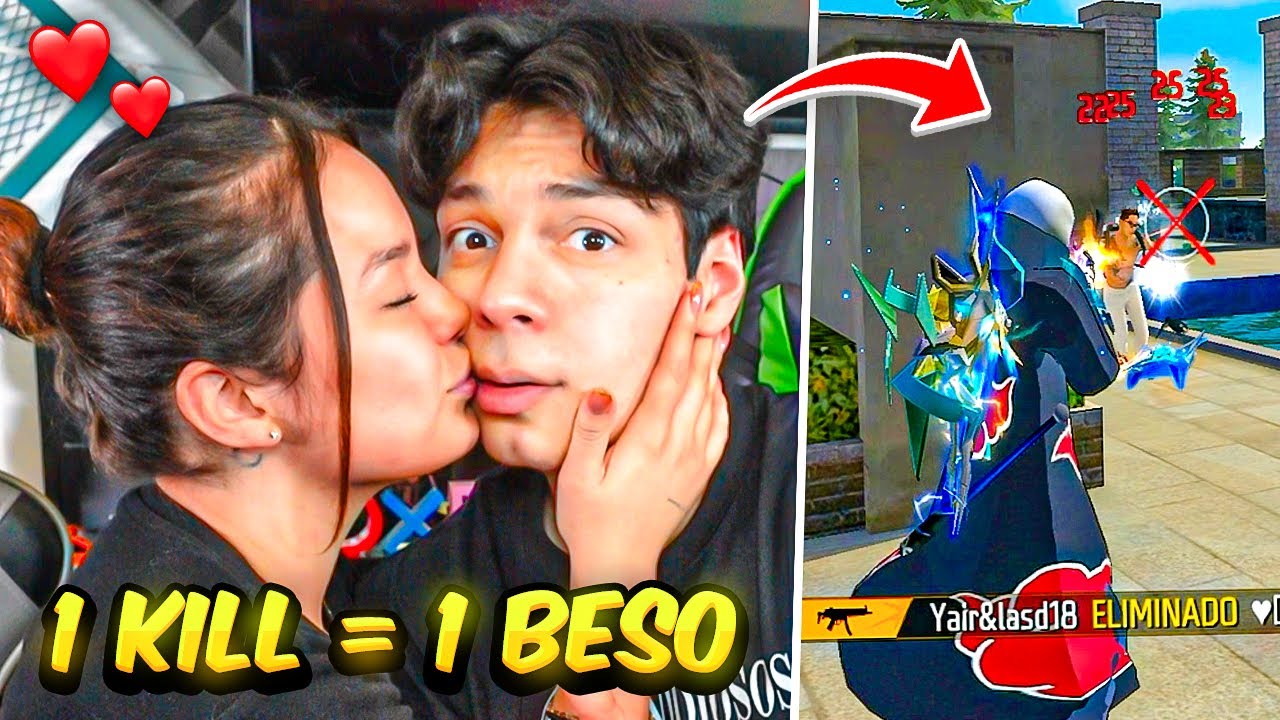 BARBIE ME DA UN BESO POR KILL EN FREE FIRE *2025* - Yair17
