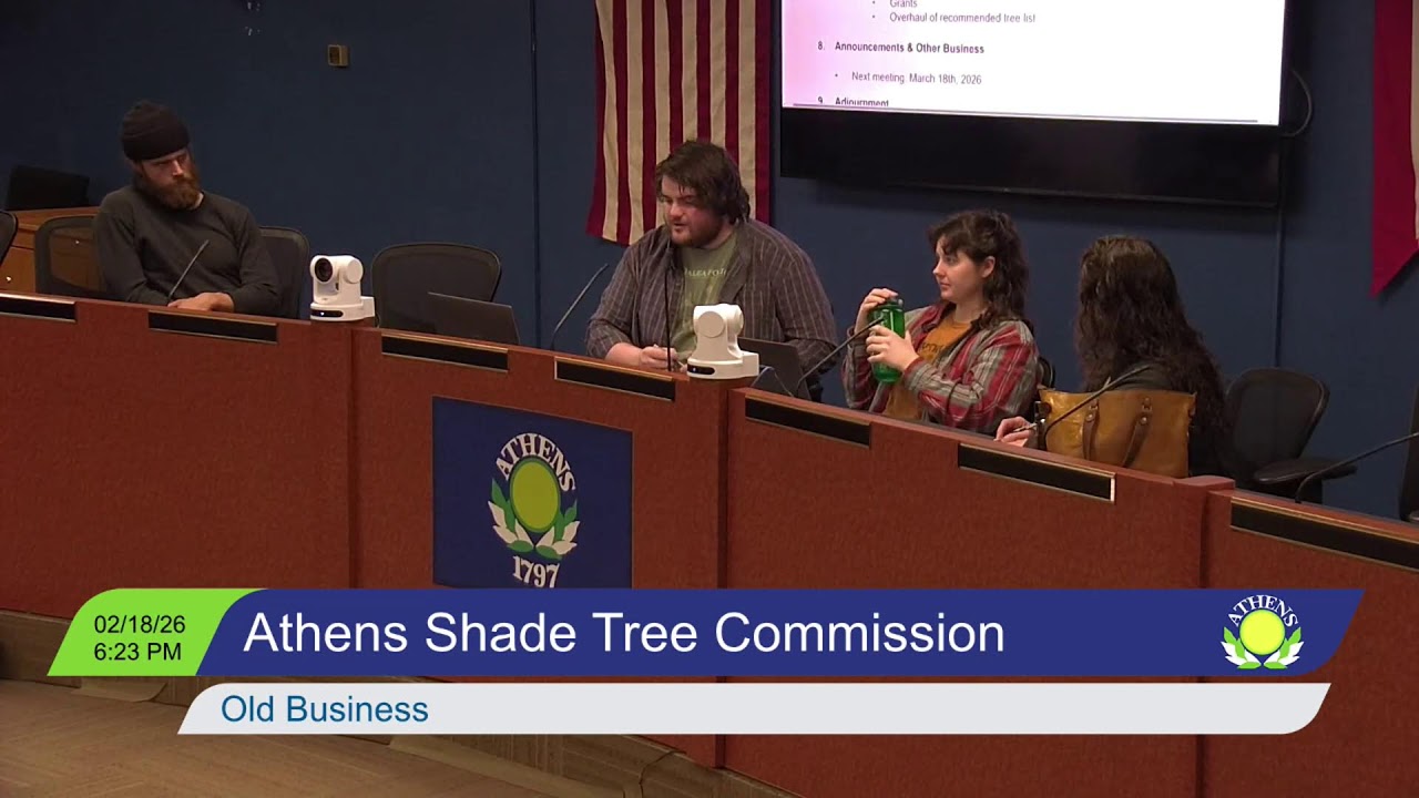 Athens Shade Tree Commission - February 18, 2026