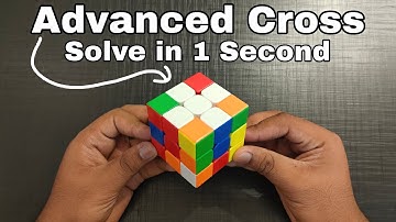 How to Solve Cross in 1 Second | Advanced Cross Tutorial
