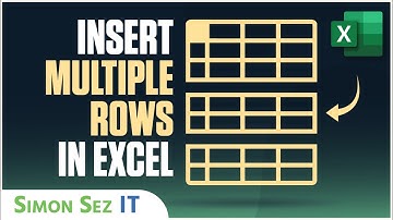 How to Insert Multiple Rows in Excel