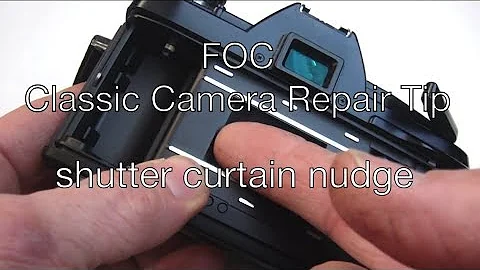 Fix Old Cameras:  Shutter Curtain Nudge Repair Tip - DayDayNews