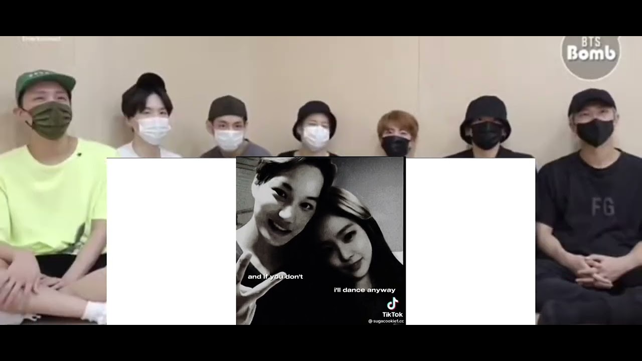 bts reaction to Kai and Jennie moments I found on Tiktok (fake reaction)