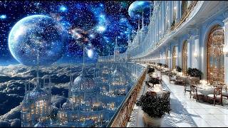 Aurora Citadel 4K • Majestic Ice Utopia & Ethereal Sci Fi Ambient Music