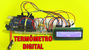 Como Fazer Termômetro digital com Arduíno (display Lcd + termistor NTC 10k)
