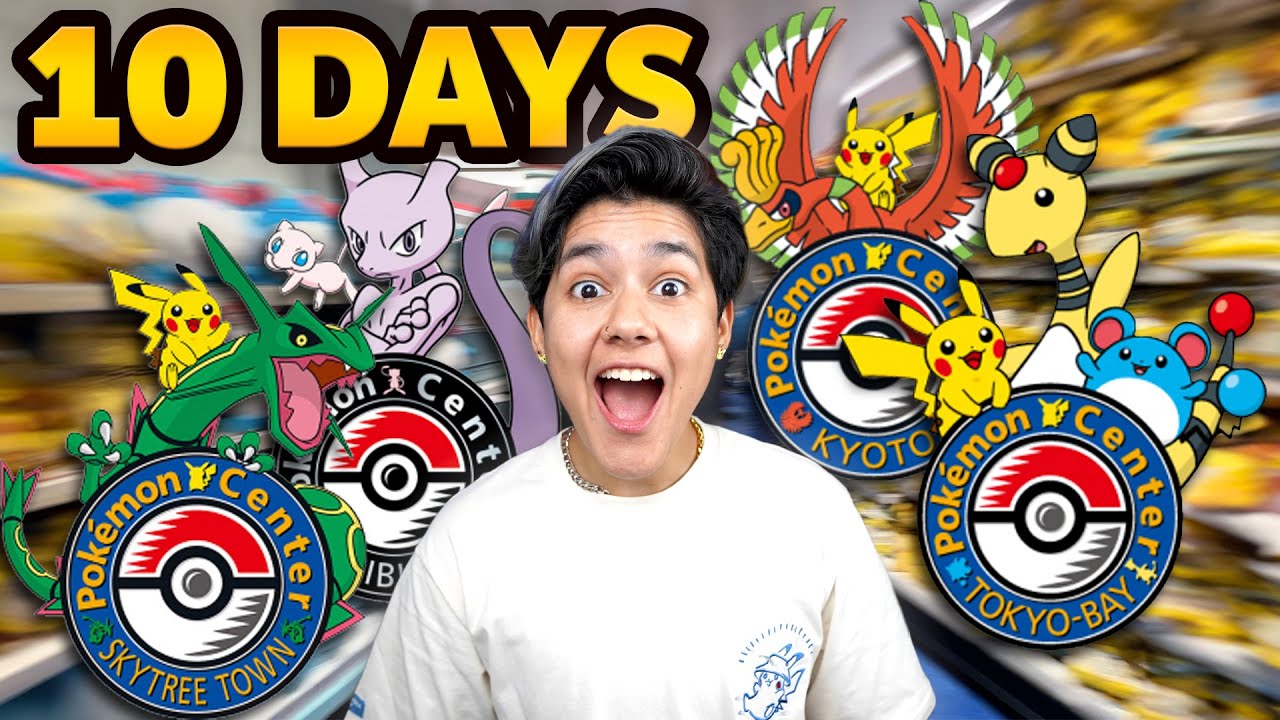 I Visited 10 Pokemon Centers in 10 Days