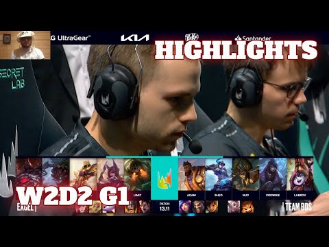 XL vs BDS - Highlights (ESS Reacts) | Week 2 Day 2 LEC Summer 2023 | Excel vs Team BDS W2D2