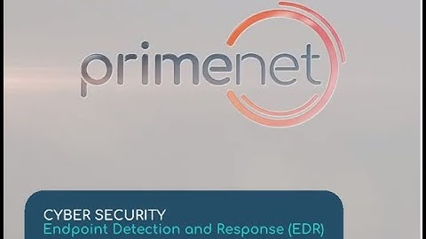 EDR Cyber security from Primenet