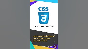 CSS | Cascading Style Sheets short lessons series ✍️👍📱