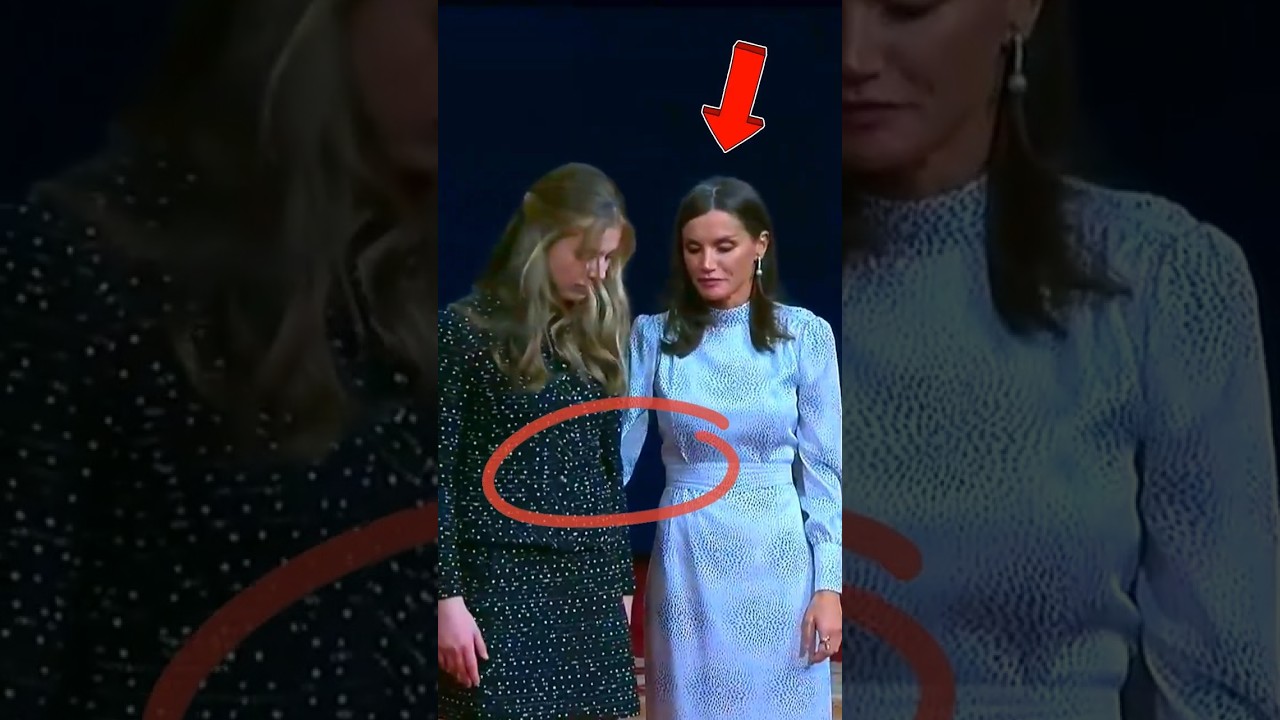 LEONOR, AGOBIADA por LETIZIA y FELIPE VI