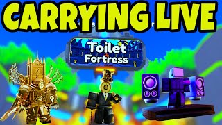 🔴LIVE CARRYING YOU IN TOILET TOWER DEFENSE SKIBIDI TOILETS #shorts #robloxshorts #skibiditoilet