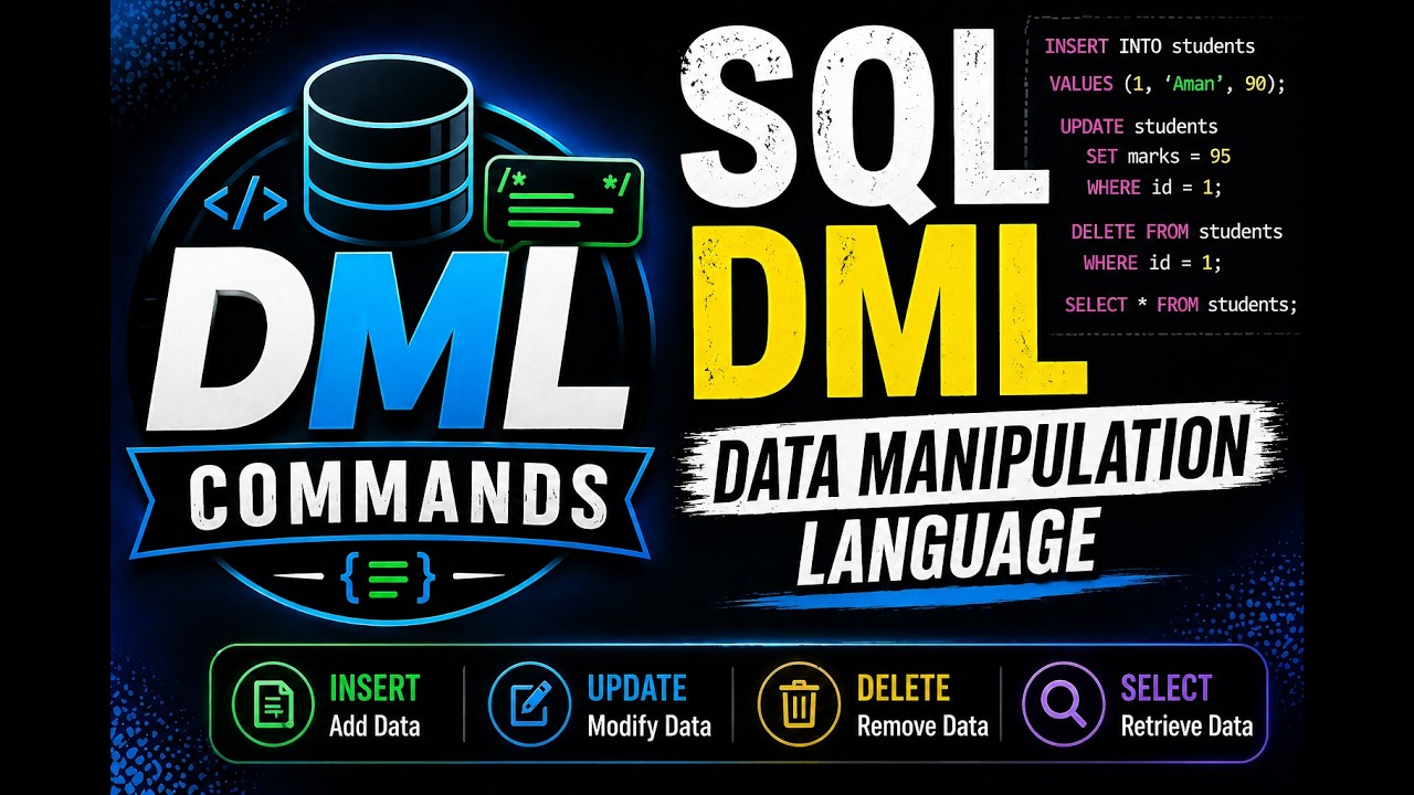 SQL DML Commands Practically in MySQL Workbench (Insert, Update, Delete ...