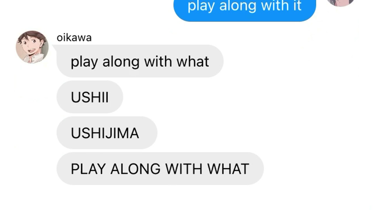 UshiOi Lyric Prank ft Jealous Iwa | UshiTen + IwaOi | Haikyuu Texts | deja vu - olivia rodrigo